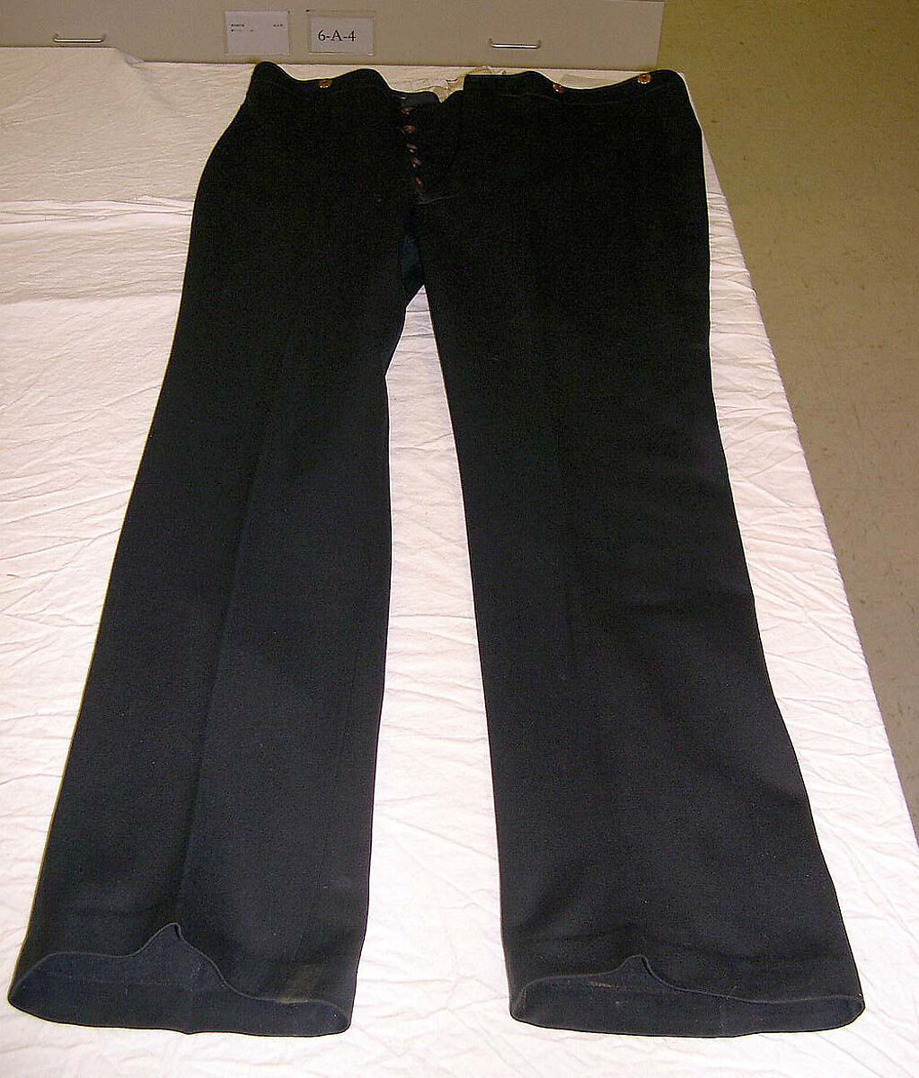 Wedding suit, (a, b) wool, silk
(c) wool, American