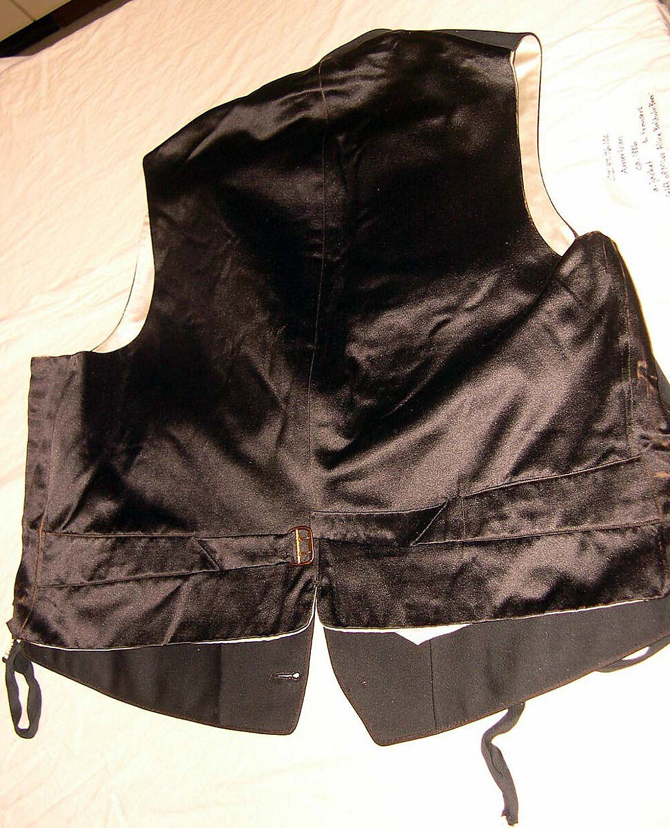 Wedding suit, (a, b) wool, silk
(c) wool, American