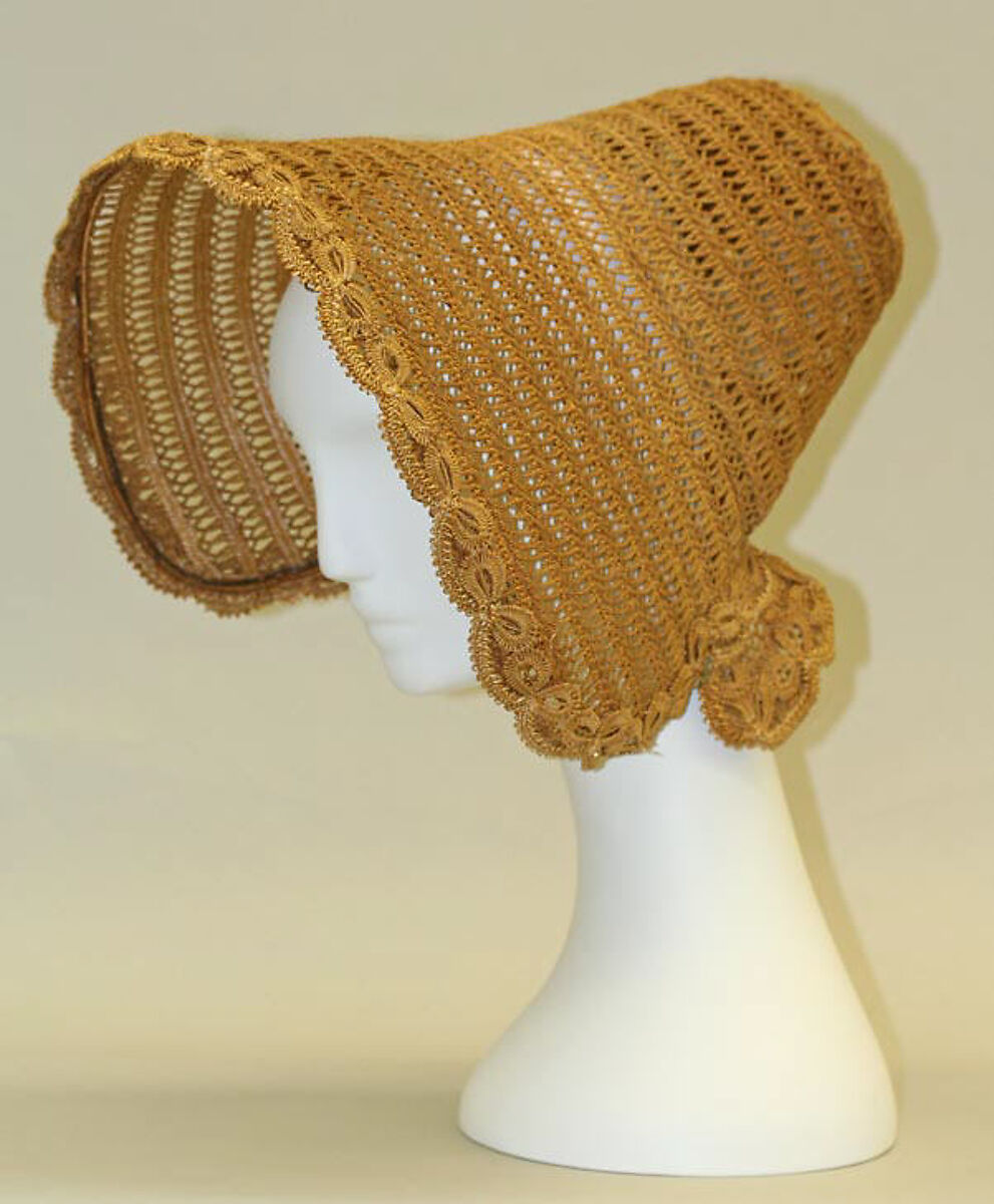 Bonnet, straw, American or European 