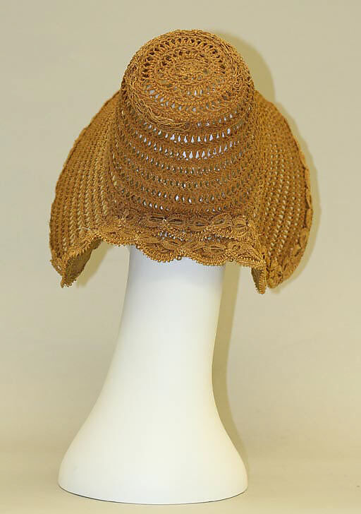 Bonnet, straw, American or European