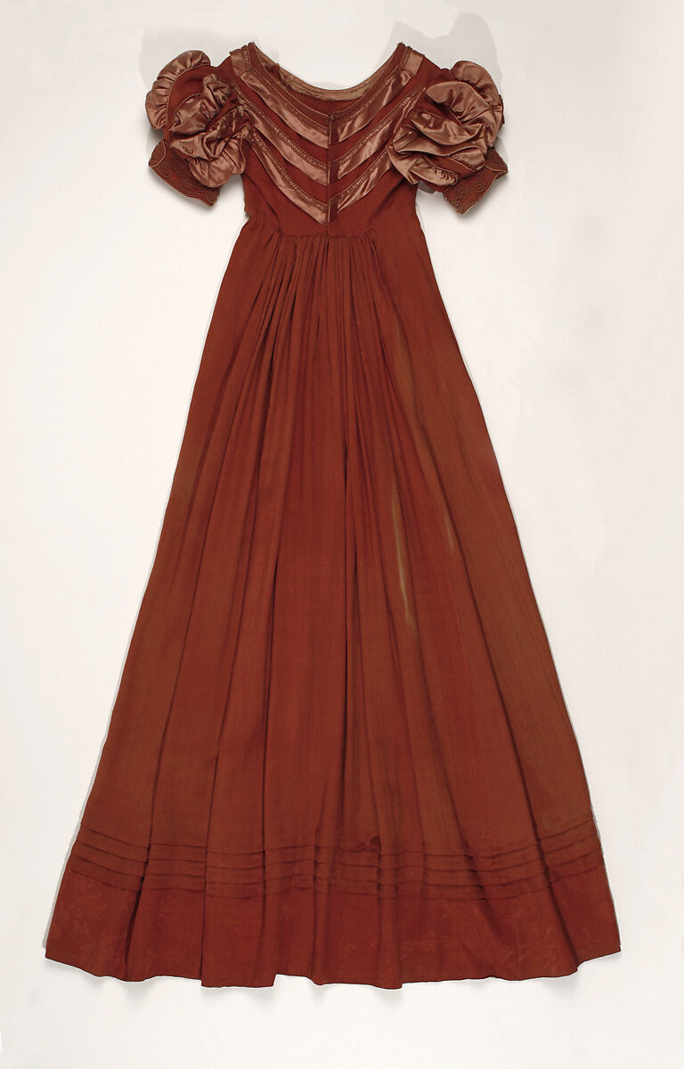 Dress, silk, American