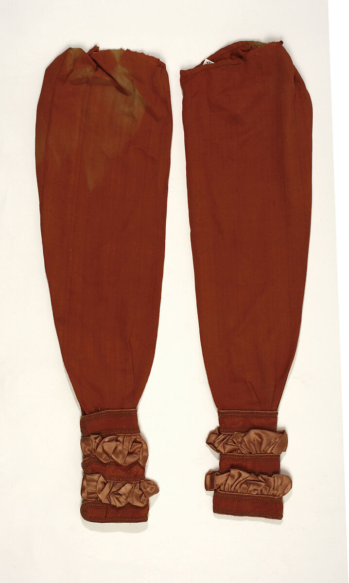 Dress, silk, American