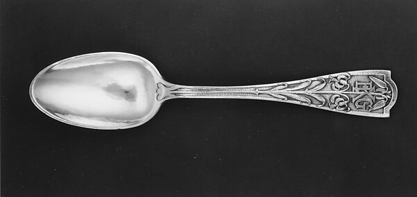 Tea Spoon, Designed by George Washington Maher (1864–1926), Silver, American 