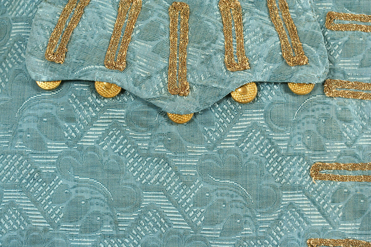 Suit, silk, French