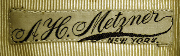 Suit, (a, b) wool; (c) cotton, American