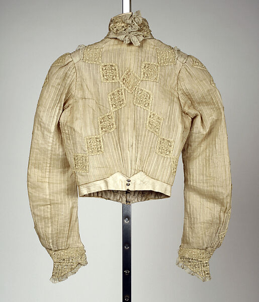 Suit, (a, b) wool; (c) cotton, American