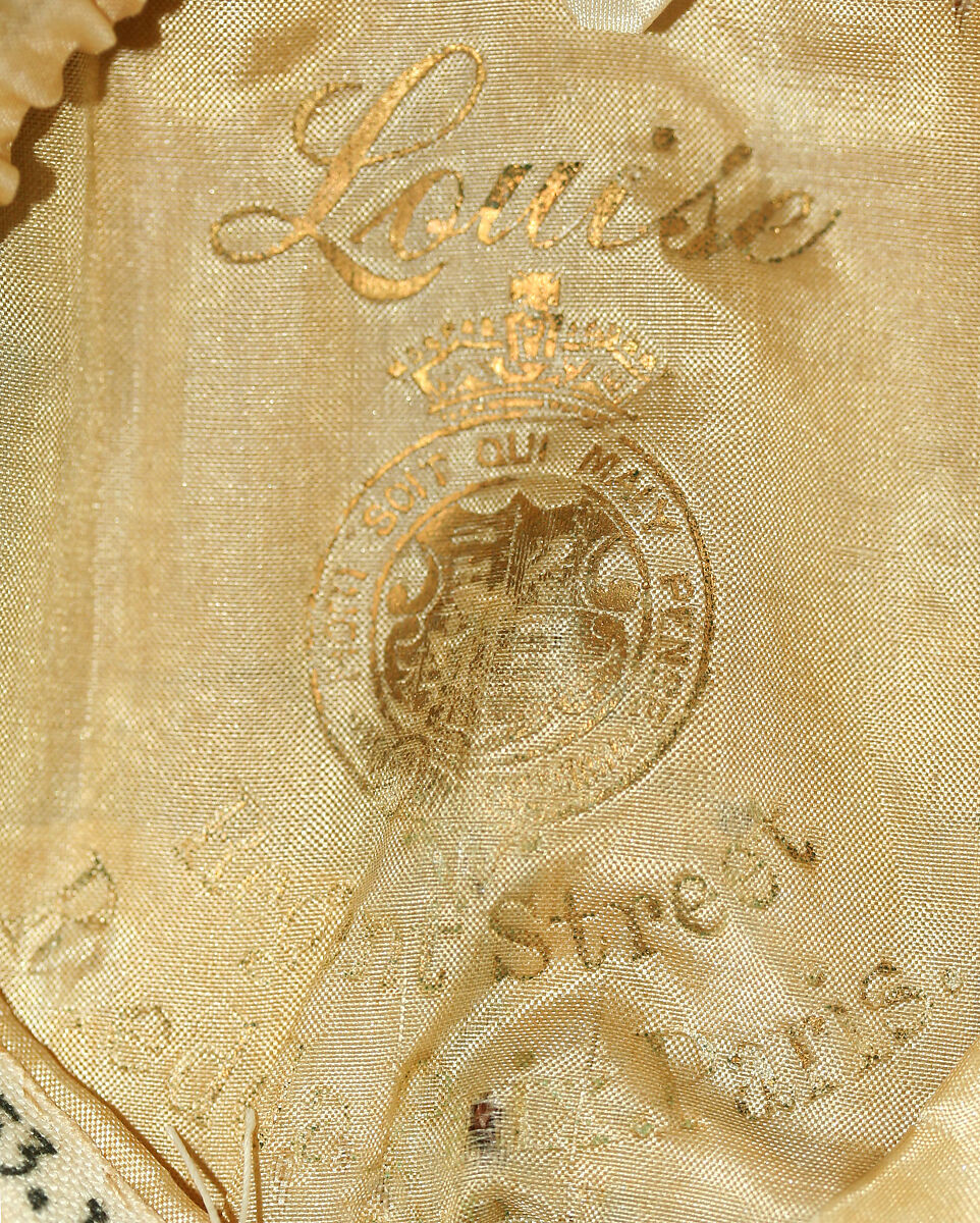 Bonnet, straw, silk, French