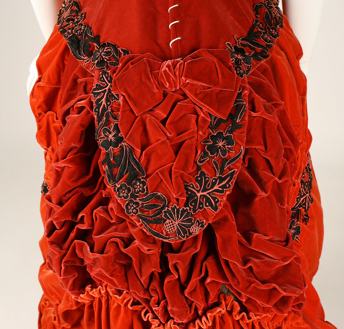 Ball gown, Madame Elise, silk, cotton, British