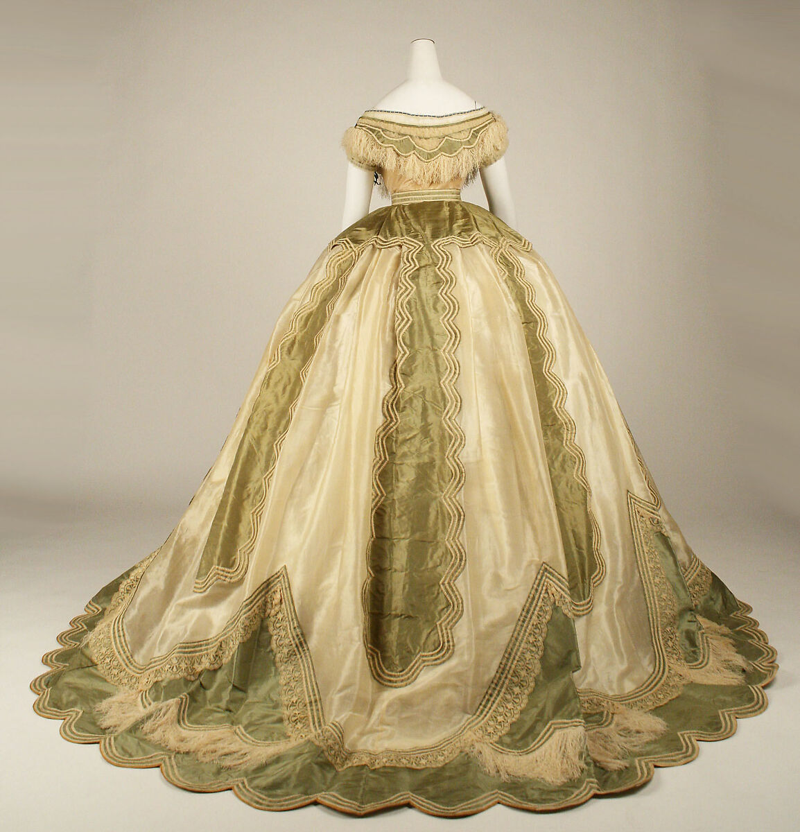 Dress, silk, French