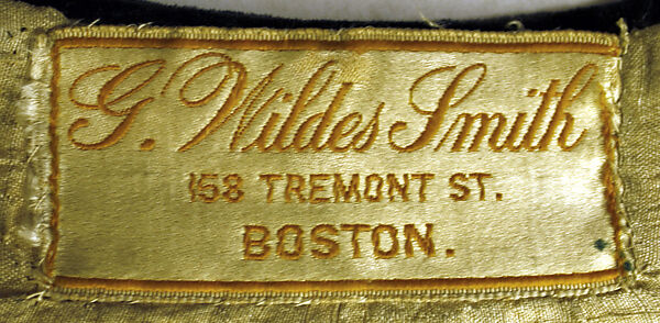 Coat, G. Wildes Smith of Boston (American), silk, American