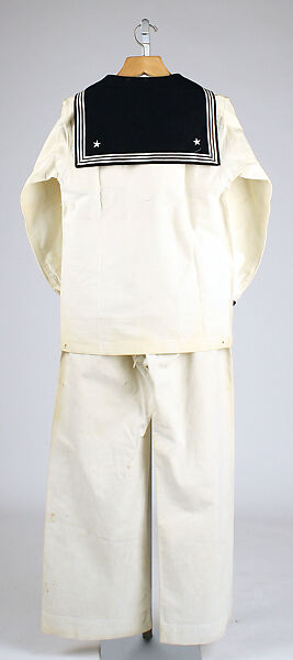 Sailor suit, cotton, wool, American