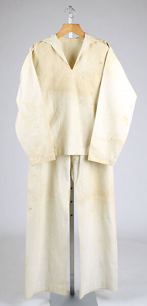 Sailor suit, cotton, wool, American