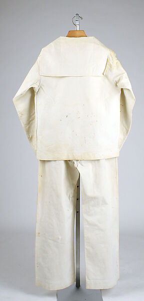 Sailor suit, cotton, wool, American