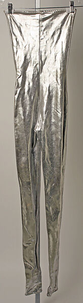 Evening ensemble, Norma Kamali (American, born 1945), a) nylon
b) silk   
c) nylon
d) plastic, American