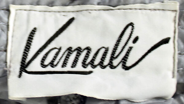 Evening ensemble, Norma Kamali (American, born 1945), a) nylon
b) silk   
c) nylon
d) plastic, American