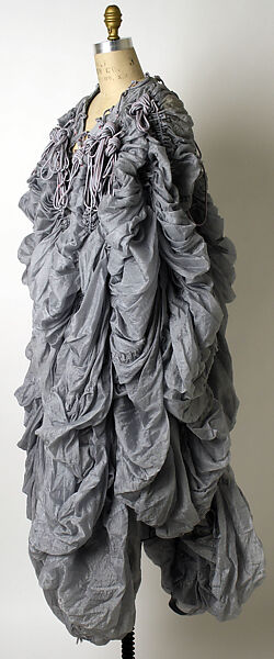 Evening ensemble, Norma Kamali (American, born 1945), a) nylon
b) silk   
c) nylon
d) plastic, American