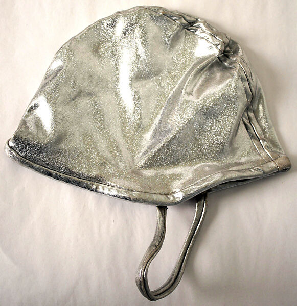 Evening ensemble, Norma Kamali (American, born 1945), a) nylon
b) silk   
c) nylon
d) plastic, American