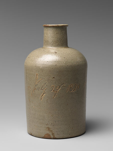 Dr. Abner Landrum (American, 1785–1859), Alkaline-glazed stoneware, American 