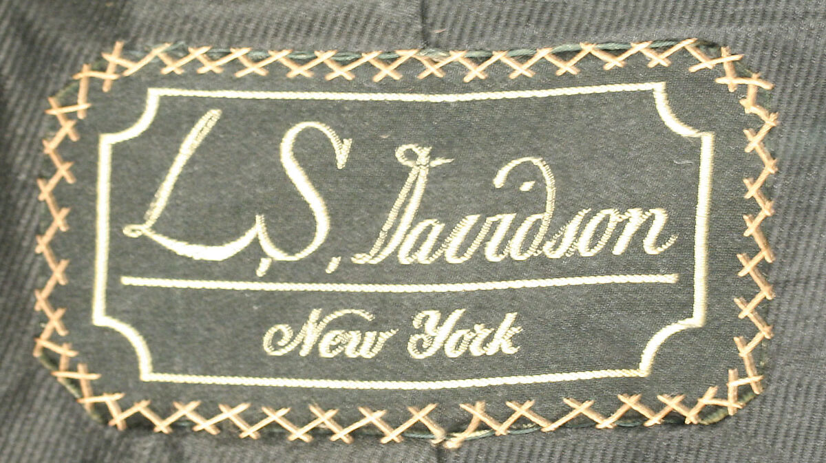 Uniform, (a,f,h) wool; (b-d) wool, metallic thread; (g) leather, metallic thread, American