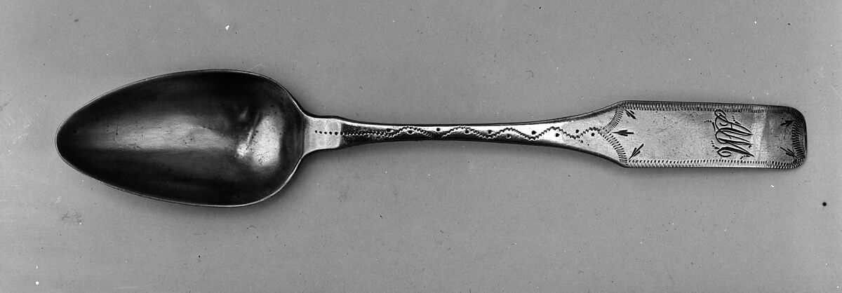 Tea Spoon, William Moulton, IV (1772–1861), Silver, American 