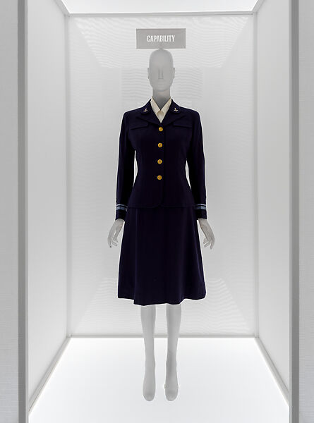 Uniform, Mainbocher (French and American, founded 1930), Wool, cotton, American