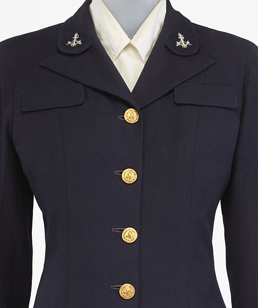 Uniform, Mainbocher (French and American, founded 1930), Wool, cotton, American
