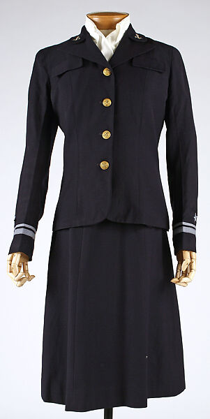 Uniform, Mainbocher (French and American, founded 1930), Wool, cotton, American