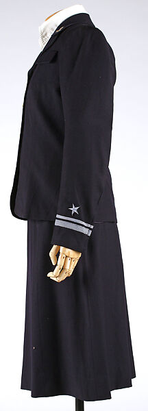 Uniform, Mainbocher (French and American, founded 1930), Wool, cotton, American