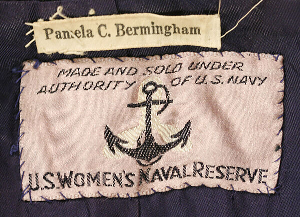 Uniform, Mainbocher (French and American, founded 1930), Wool, cotton, American