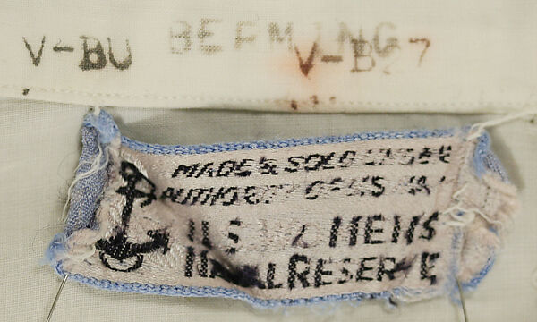 Uniform, Mainbocher (French and American, founded 1930), Wool, cotton, American