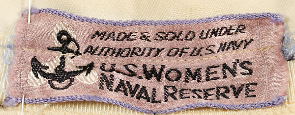 Uniform, Mainbocher (French and American, founded 1930), Wool, cotton, American