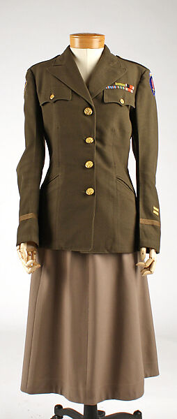 Uniform, (a–d) wool
(e–l) metal, American