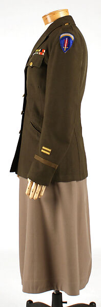 Uniform, (a–d) wool
(e–l) metal, American