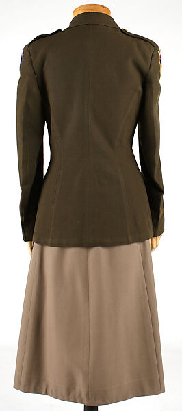 Uniform, (a–d) wool
(e–l) metal, American
