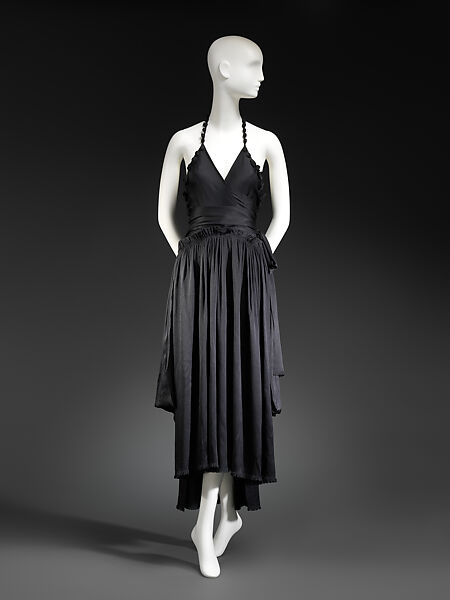 Evening dress, House of Vionnet (French, active 1912–14; 1918–39), silk, French 