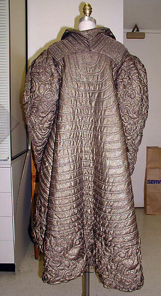 Evening coat, Alix (French, 1934–1942), metal thread, French