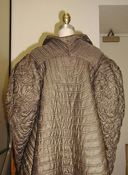 Evening coat, Alix (French, 1934–1942), metal thread, French