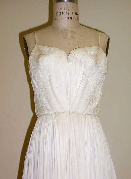 Evening dress, Madame Grès (Germaine Émilie Krebs) (French, Paris 1903–1993 Var region), silk, French