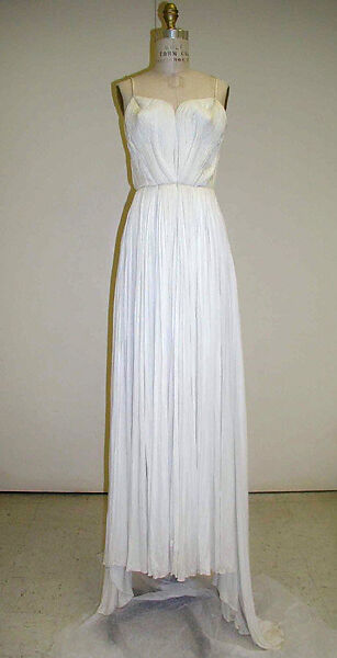 Evening dress, Madame Grès (Germaine Émilie Krebs) (French, Paris 1903–1993 Var region), silk, French