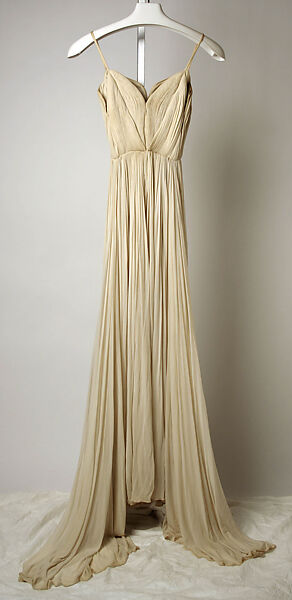 Evening dress, Madame Grès (Germaine Émilie Krebs) (French, Paris 1903–1993 Var region), silk, French 