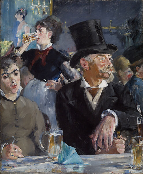 The Café-Concert, Edouard Manet  French, Oil on canvas, French