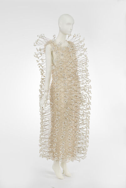 Dress, Noir Kei Ninomiya (Japanese, founded 2013), plastic (polyvinyl chloride, acrylic), metal, Japanese