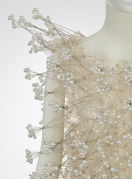 Dress, Noir Kei Ninomiya (Japanese, founded 2013), plastic (polyvinyl chloride, acrylic), metal, Japanese