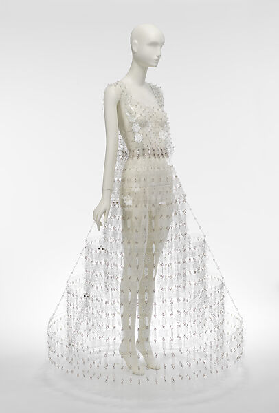 Dress, Noir Kei Ninomiya (Japanese, founded 2013), acrylic, metal, PVC, Japanese