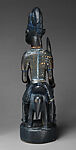 Ẹlẹ́ṣin (equestrian) figure for an Erinlẹ̀ shrine, Maku of Erin (d. 1915, Erin, Osun State, Nigeria), Wood, paint, Yoruba peoples