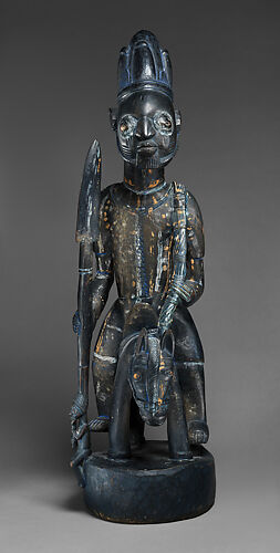 Equestrian figure for an Erinlẹ̀ shrine