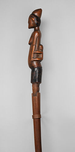 Staff with mother and child