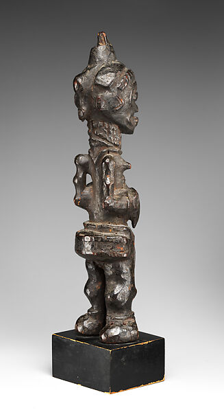 Bwanga bwa bwimpe (female power figure), Luluwa artist and mpaka manga (ritual specialist), Wood, Luluwa peoples