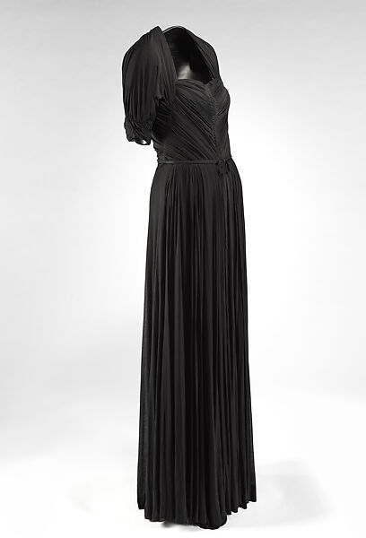 Evening dress, Madame Grès (Germaine Émilie Krebs) (French, Paris 1903–1993 Var region), silk, French