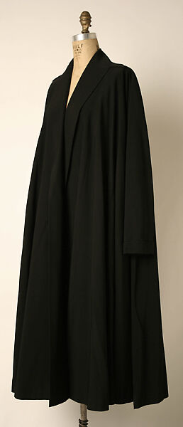 Evening coat, Madame Grès (Germaine Émilie Krebs) (French, Paris 1903–1993 Var region), wool, French